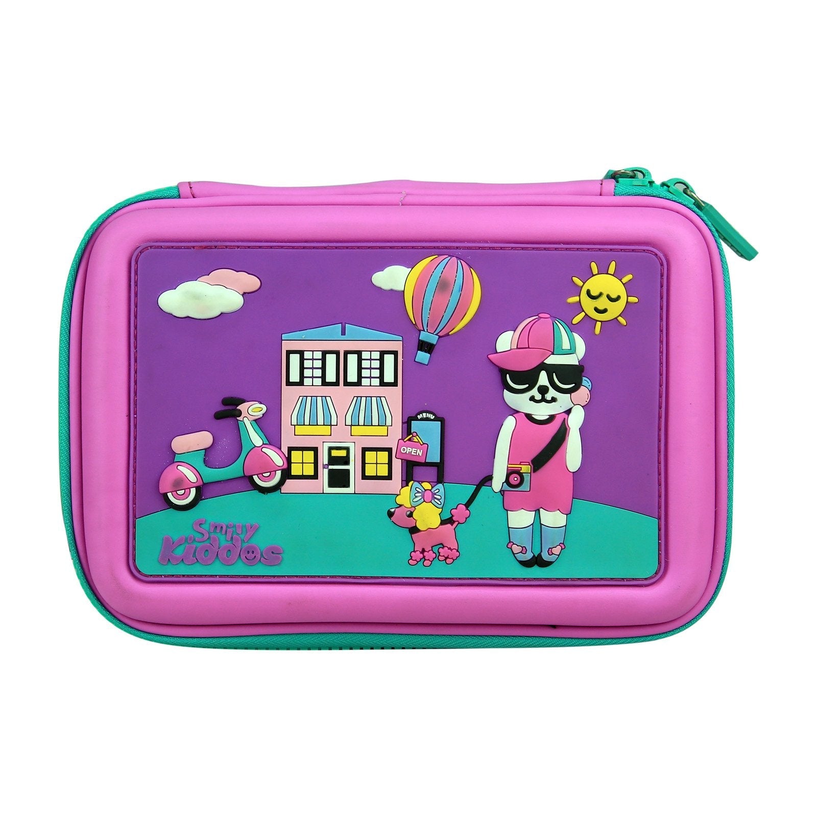 Smily Kiddos Scented Hardtop Pencil Box Purple - SK11001028