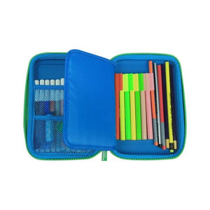 Smily Kiddos Scented Hardtop Single Compartment Pencil Case - Blue - SK11001031