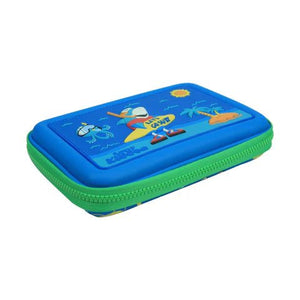 Smily Kiddos Scented Hardtop Single Compartment Pencil Case - Blue - SK11001031