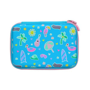 Smily Kiddos Scented Hardtop Single Compartment Pencil Case - Light Blue - SK11001029