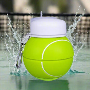 Smily Kiddos Silicon Expandable & Foldable Tennis Ball Silicon Water Bottle - SK16001812