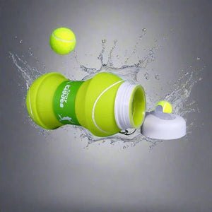 Smily Kiddos Silicon Expandable & Foldable Tennis Ball Silicon Water Bottle - SK16001812