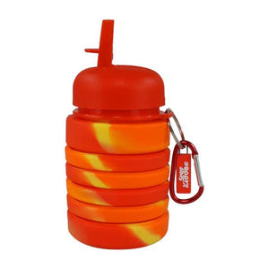 Smily Kiddos Silicone Expandable & Foldable Water Bottle Red - SK16001714