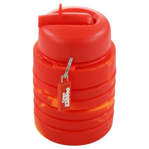 Smily Kiddos Silicone Expandable & Foldable Water Bottle - Red - SK16001497