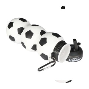 Smily Kiddos Silicone Football Water Bottle Black & White - SK11003083