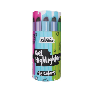 Smily Kiddos Silky Gel Crayon Pack – 12 Colors - Crayons