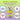Smily Kiddos Silky Gel Crayons 12 Colors - Animal Adventure Theme Green Kids Stationery