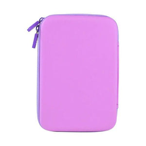 Smily Kiddos Single compartment eva pencil case - Bull Dog - Purple - SMK16001574