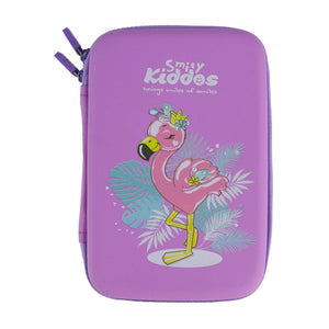Smily Kiddos Single compartment Eva pencil case - Flamingo Theme purple - SMK16001569