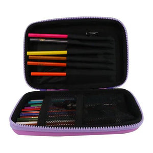 Smily Kiddos Single compartment Eva pencil case - Flamingo Theme purple - SMK16001569