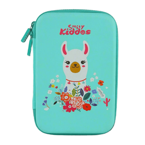 Smily Kiddos Single compartment Eva pencil case - Llama Theme Green - SMK16001582