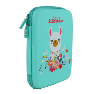 Smily Kiddos Single compartment Eva pencil case - Llama Theme Green - SMK16001582