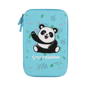 Smily Kiddos Single Compartment Eva Pencil Happy Panda - Light Blue - SMK16001590