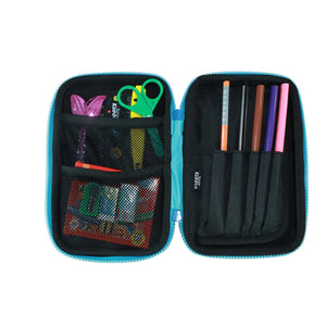 Smily Kiddos Single Compartment Eva Pencil Happy Panda - Light Blue - Stationery