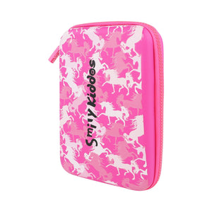 Smily Kiddos Single Compartment Eva Pencil Unicorn Herd - Pink - Stationery
