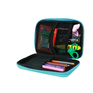 Smily Kiddos Single Compartment Eva Pencil Unicorn Power - Light Blue - Stationery