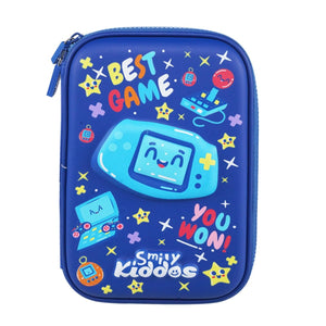 Smily Kiddos Single Compartment Pencil Case V3 | Gamer Theme - Blue - SK16001854
