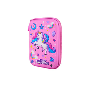 Smily Kiddos Sky Unicorn Single Compartment Pencil Case V3 - Pink - SK16001848