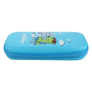 Smily Kiddos Small Pencil case - Dino - Light blue - Stationery