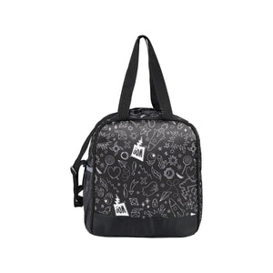 Smily Kiddos SMK Joy Lunch Bag Senior – Sonic Theme | Black | Insulated Lunch Bag for Kids, Teens & Adults - Polyester