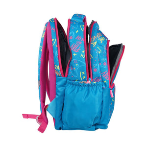 Smily Kiddos Sonic Backpack - Indigo & Pink Gaming Theme - School Bag