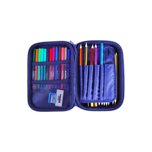 Smily Kiddos Space Astronaut Single Compartment Pencil Case V3 – Blue - Stationery