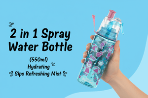 Smily Kiddos Sports Drink Bottle Black - Kids 550ml | The Mom Store - Water Bottle