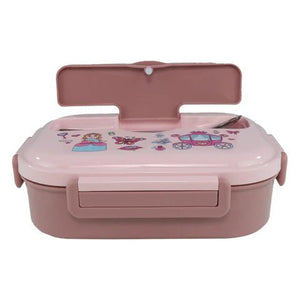 Smily kiddos Stainless Princess Theme Lunch Box - Pink - Large - SK16001792