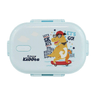 Smily kiddos Stainless Steel Skater Dino Theme Lunch Box - Light blue - medium - SK16001796