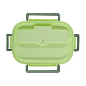Smily kiddos Stainless Wildlife Theme Lunch Box - Green - Large - SK16001791