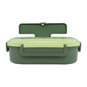 Smily kiddos Stainless Wildlife Theme Lunch Box - Green - Large - SK16001791