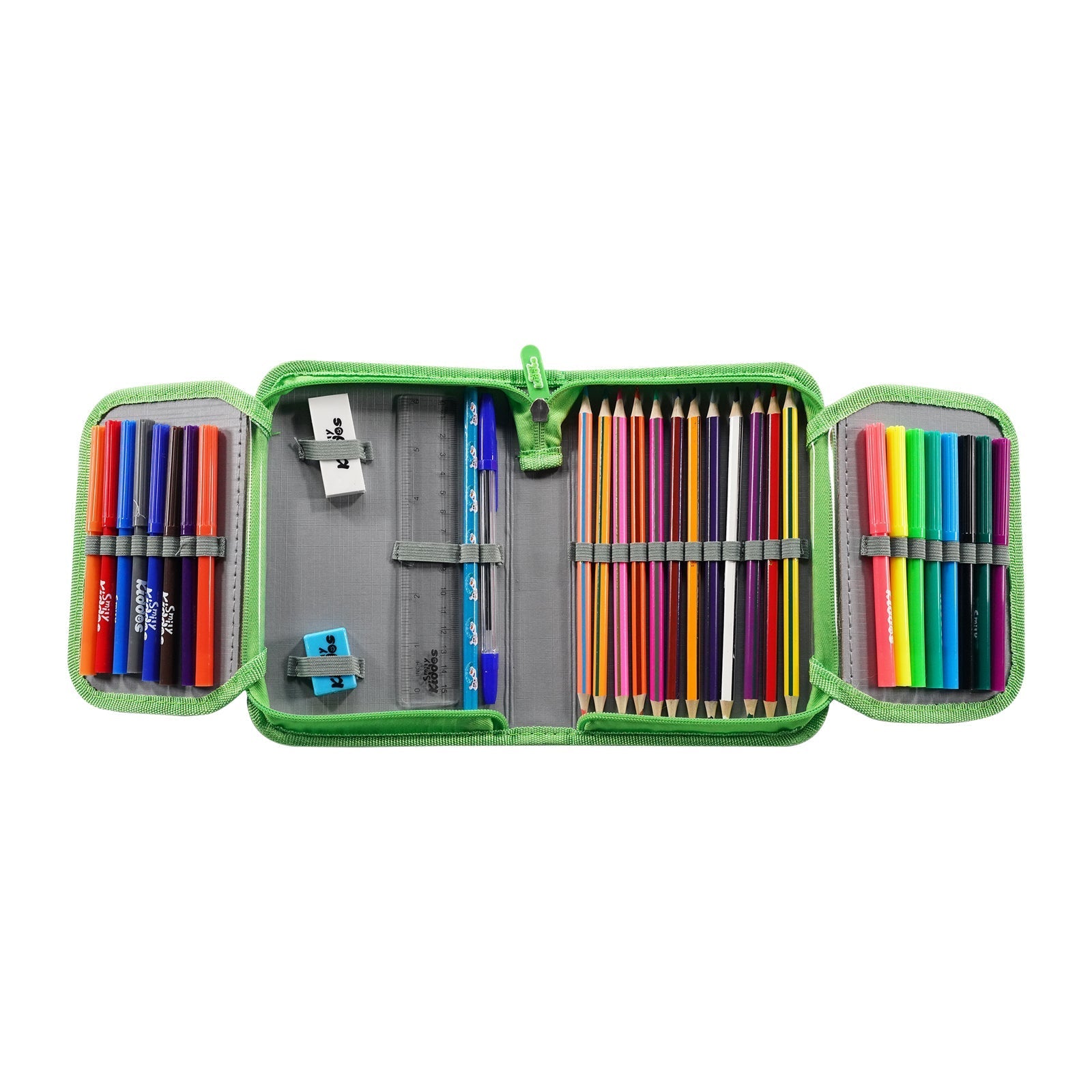 Smily Kiddos Stationery Case – Chameleon Jungle Theme - Pencil Case