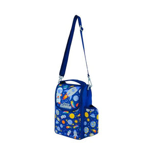 Smily Kiddos Strap Lunch Bag V2 Space Theme Blue - SK16001672