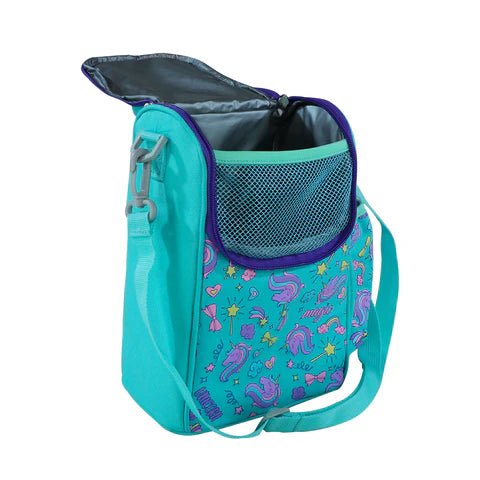 Smily Kiddos Strap Lunch Bag V2 Unicorn Theme Green - SK16001673