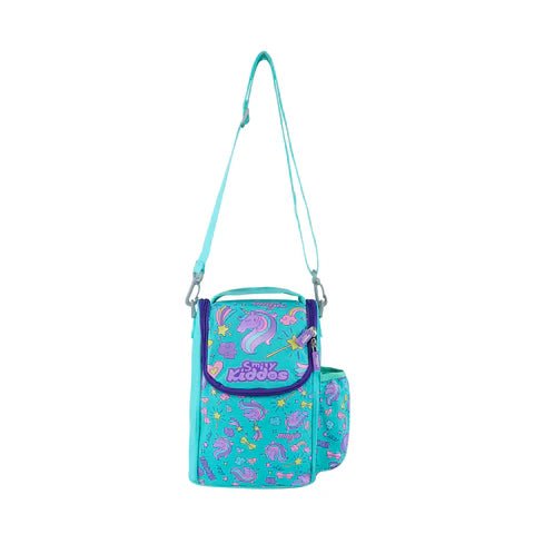 Smily Kiddos Strap Lunch Bag V2 Unicorn Theme Green - SK16001673