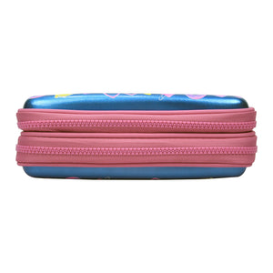 Smily Kiddos Stylish Double Compartment Pencil Case – Light Blue - Stationery