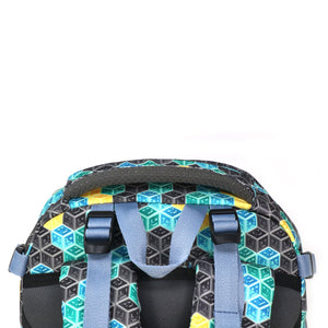 Smily Kiddos Teen backpack - Black & Future Green - School Bag