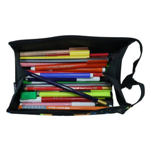 Smily Kiddos Tray Pencil Case Space Theme Black - SK11003006 - 1