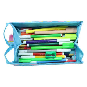 Smily Kiddos Tray Pencil Case Swan Theme Light Blue - SK11003008