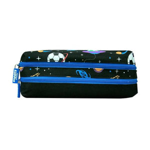 Smily Kiddos Twin Zipper Pencil Pouch Black - SK11003054