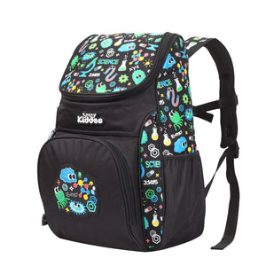 Smily Kiddos U Shape Backpack - Black - School Bag