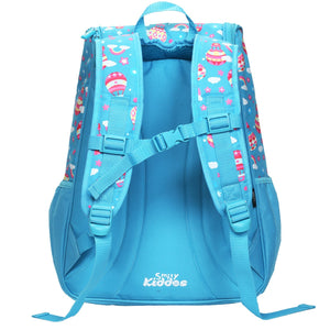 Smily Kiddos U Shape Backpack - Light Blue - School Bag