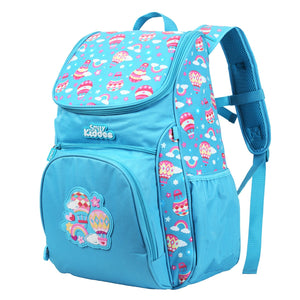 Smily Kiddos U Shape Backpack - Light Blue - School Bag