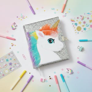 Smily Kiddos Unicorn Lockable notebook - Purple Art & Craft