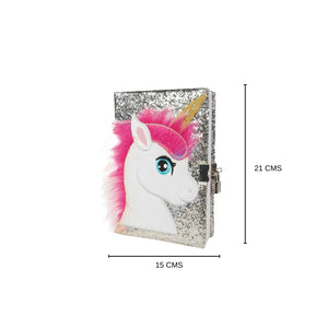 Smily Kiddos Unicorn Lockable notebook - Multi color Art & Craft