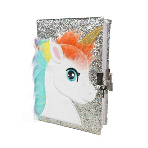 Smily Kiddos Unicorn Lockable notebook - Purple Art & Craft