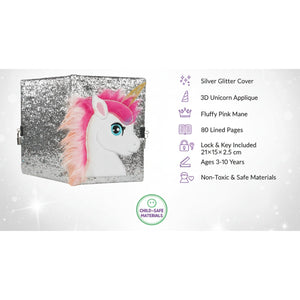 Smily Kiddos Unicorn Lockable notebook - Multi color Art & Craft