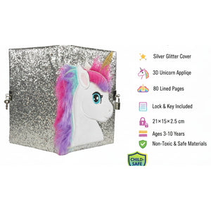 Smily Kiddos Unicorn Lockable notebook - Green Art & Craft