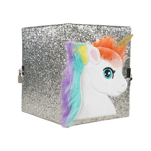 Smily Kiddos Unicorn Lockable notebook - Purple Art & Craft