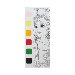 Smily Kiddos Watercolor Painting Book - Opera Girl Art & Craft